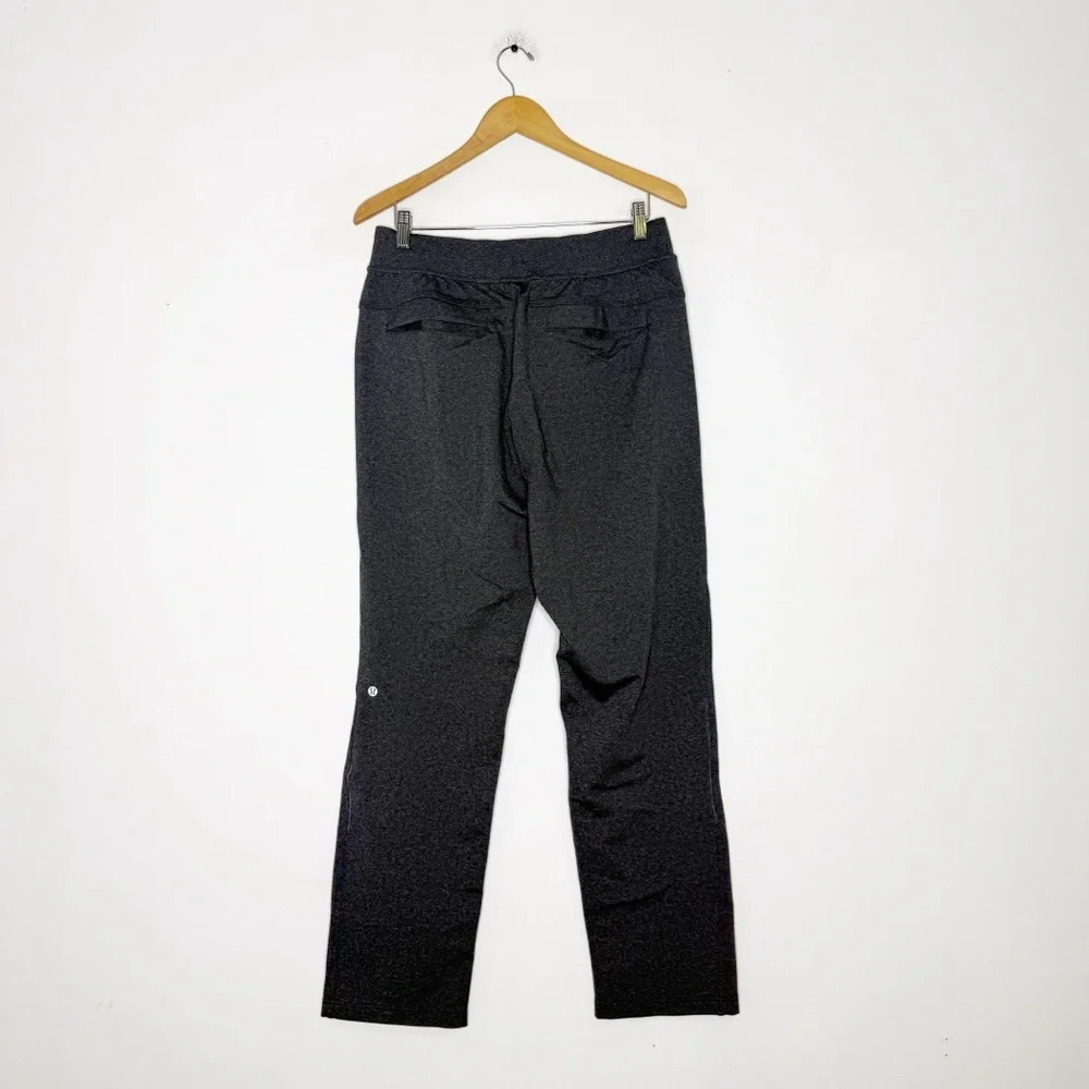 Lululemon Men’s Discipline Pants Heathered Gray Black Size Large Straight Leg